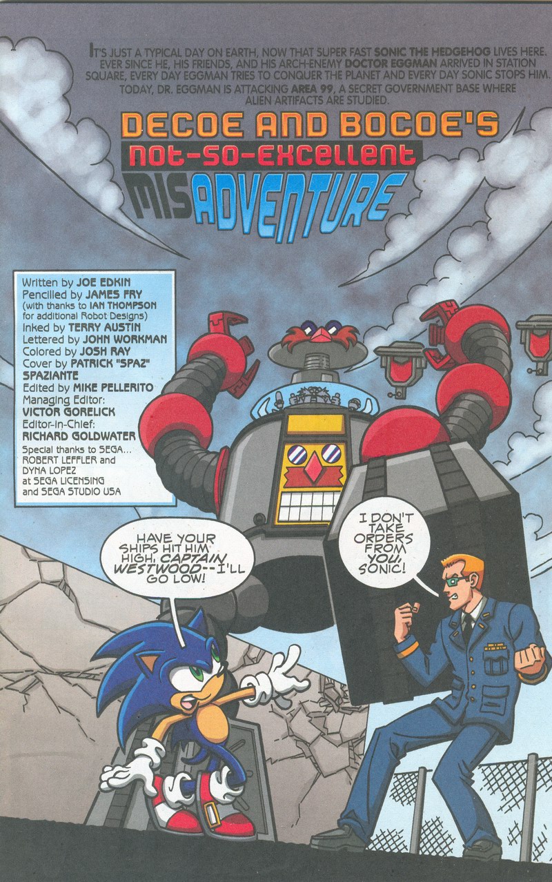 Sonic X - August 2007 Comic cover page